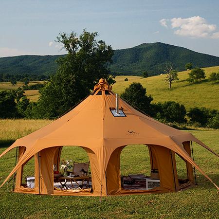 Outdoor Yurt Camping - Cheap High-end 4 Season Cotton Oxford
