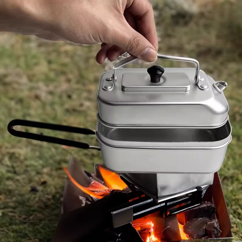 Outdoor Camping Kitchen - Ultralight Portable Picnic Camping Tourist Kettle