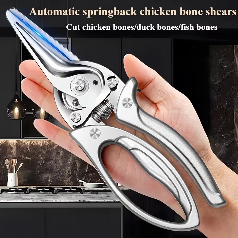 Outdoor Camping Kitchen - 1/2PCS heavy-duty automatic chicken bone clipper