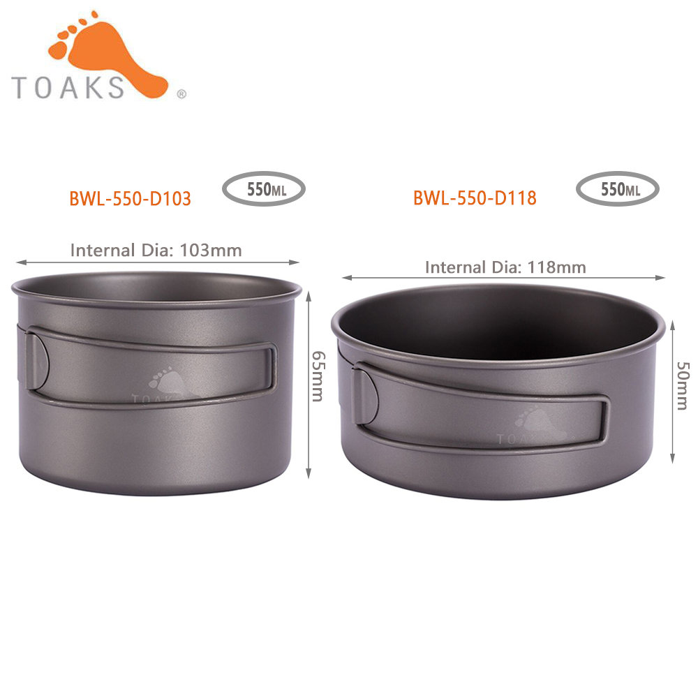 TOAKS BWL-550  Camping Titaniu - Outdoor Camping Uk ulasan dan harga