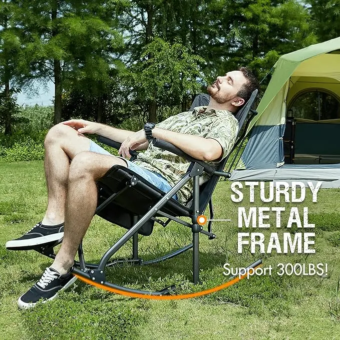 Custom   Oversized Folding Roc - Outdoor Camping Rocker ulasan dan harga