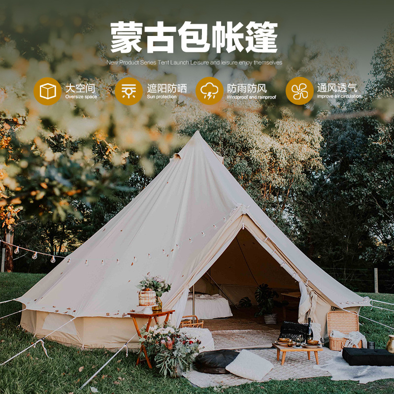 Outdoor Indian yurt tent camp  - Outdoor Yurt Camping ulasan dan harga