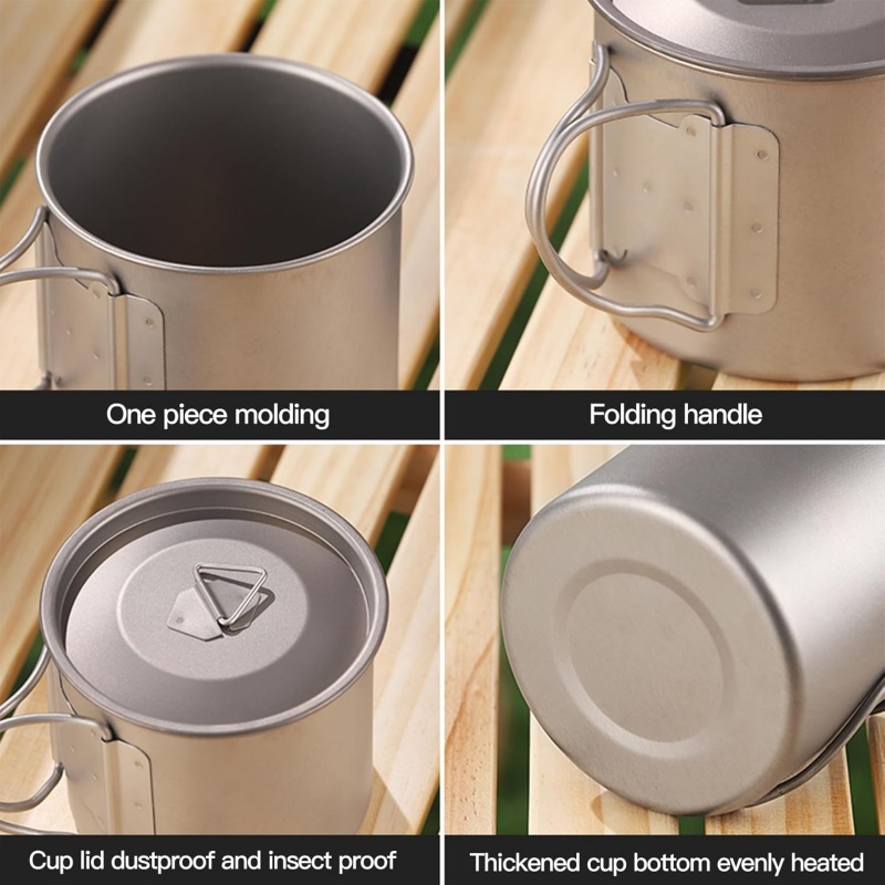 Titanium Camping Mug with Fold - Outdoor Camping Uk ulasan dan harga