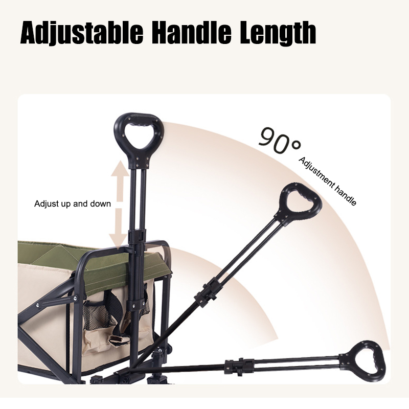 Trolley Black  Red Adjustable  - Outdoor Camping Trolley ulasan dan harga