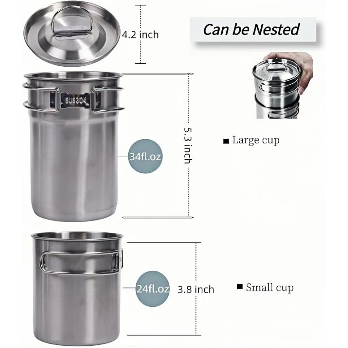 Foldable Camping Cups Mugs Cam - Outdoor Camping Uk ulasan dan harga