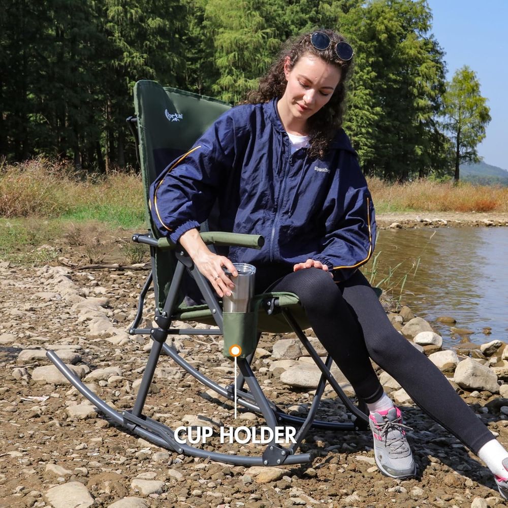 Oversized olding Rocking Campi - Outdoor Camping Rocker ulasan dan harga