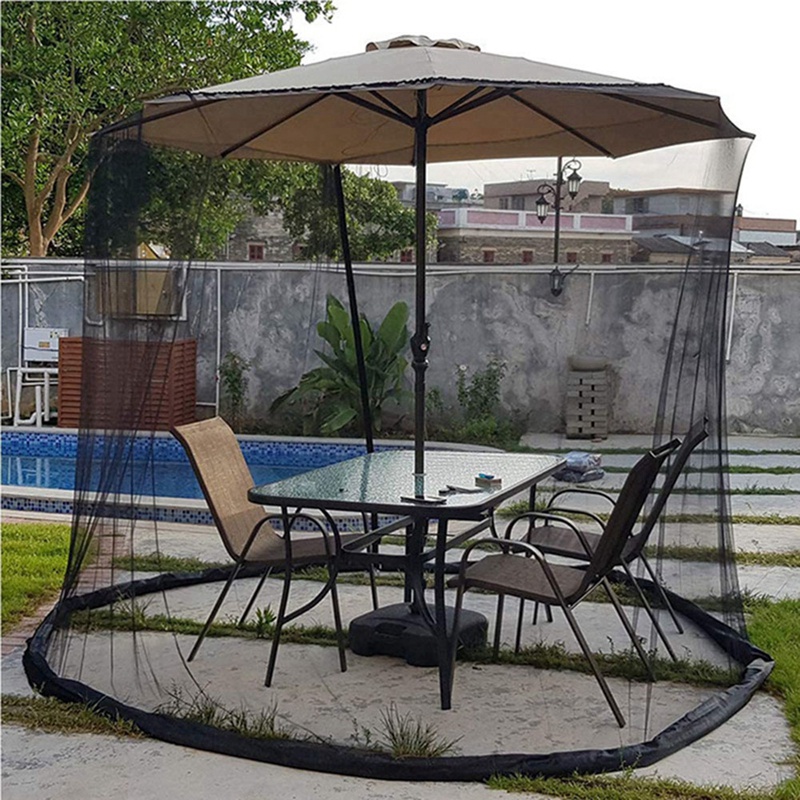 Mosquito Bug Net Parasol Outdo - Outdoor Camping ulasan dan harga