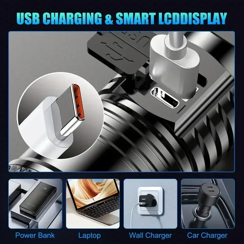 Super Bright LED Flashlight US - Outdoor Camping Lights ulasan dan harga
