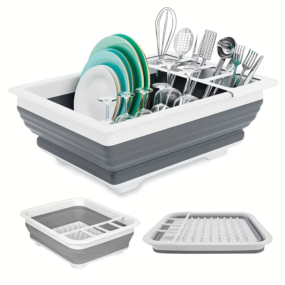 Collapsible Dish Drying Rack w - Outdoor Camping Uk ulasan dan harga