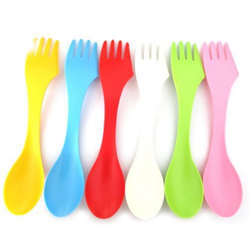 6PCS 3-in-1 Camp Utensils Set  - Outdoor Camping Uk ulasan dan harga