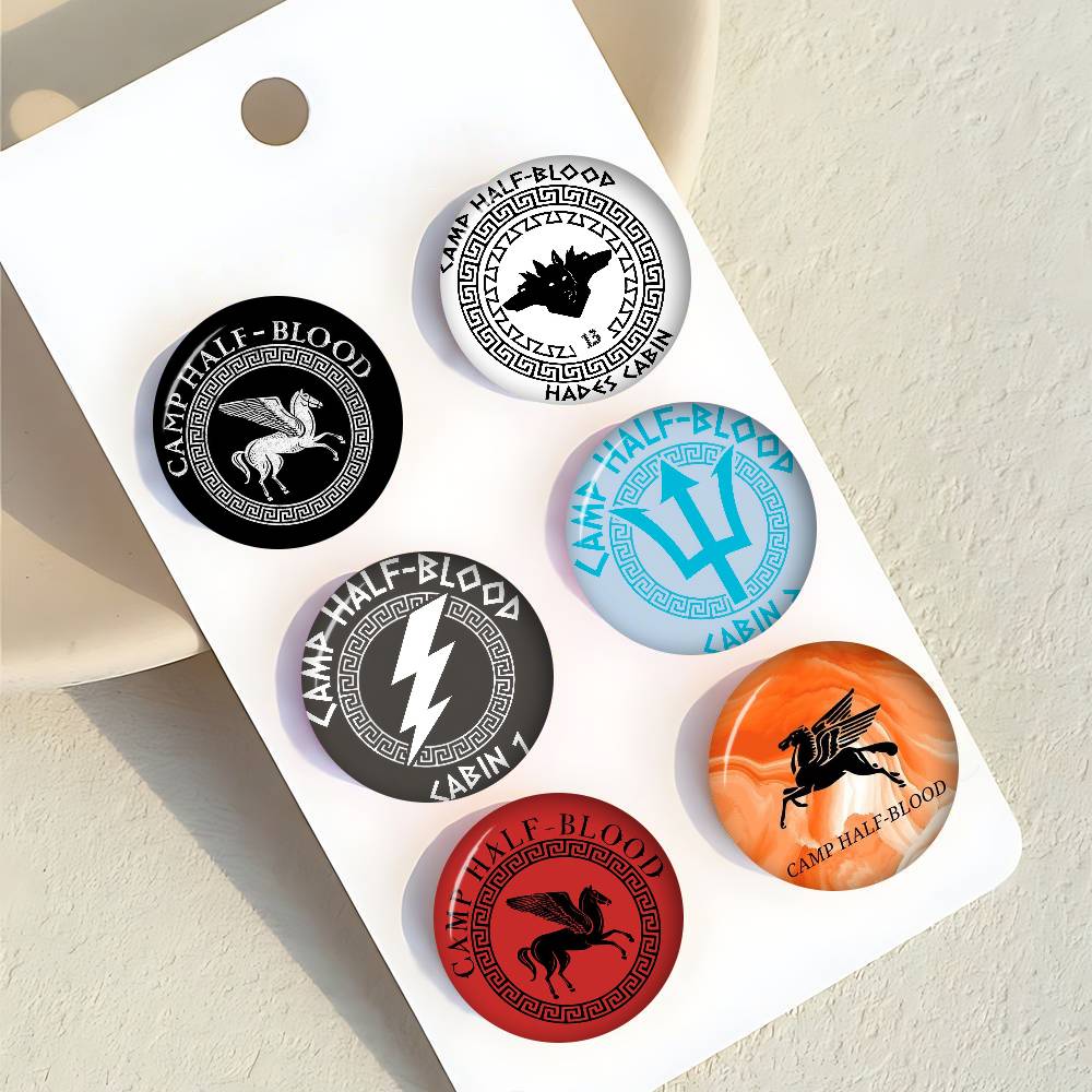 Creative Pins Funny Round Snap - Outdoor Camping Logo ulasan dan harga