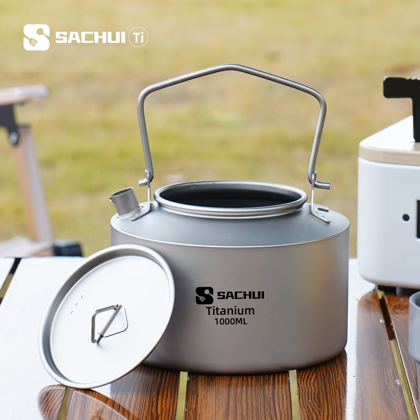 1000ML Pure Titanium Kettle Ou - Outdoor Camping Uk ulasan dan harga