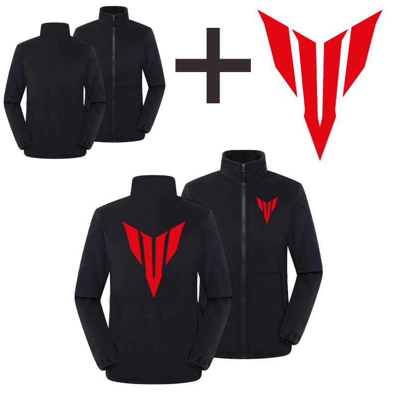 Winter Fleece Hiking Jacket Fo - Outdoor Camping Logo ulasan dan harga