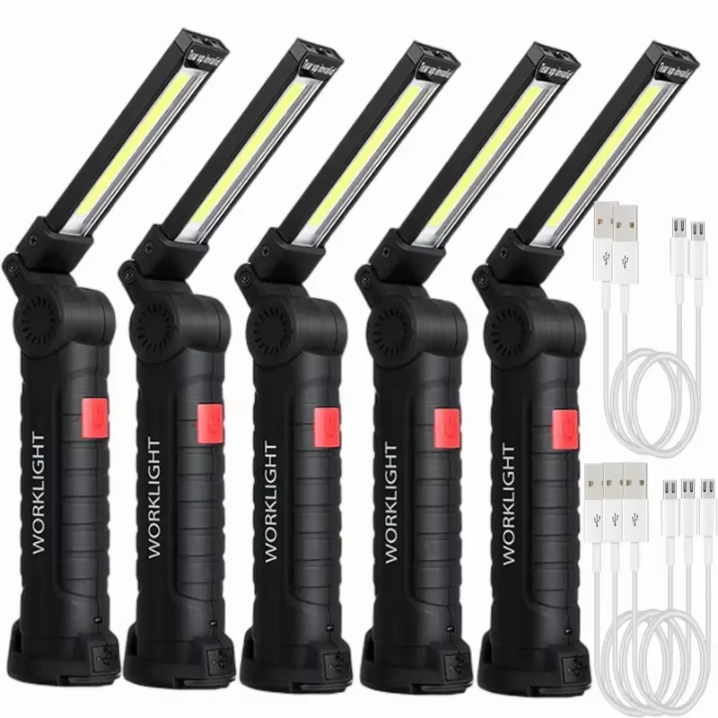 Portable COB LED Flashlight US - Outdoor Camping Lights ulasan dan harga