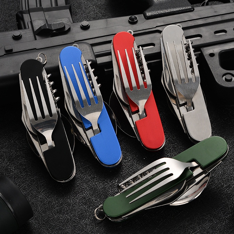 4 in 1 Folding Tableware Detac - Outdoor Camping Uk ulasan dan harga