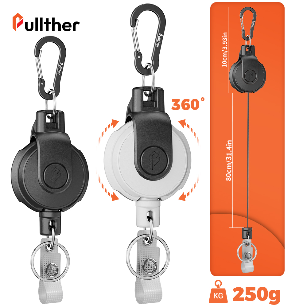 Retractable Key‌ Chain for man - Outdoor Camping Logo ulasan dan harga