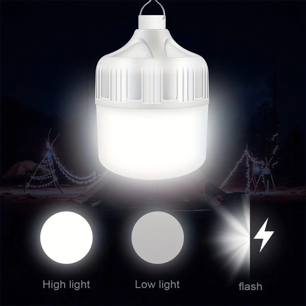 Usb Rechargeable Led Bulb Port - Outdoor Camping Lights ulasan dan harga
