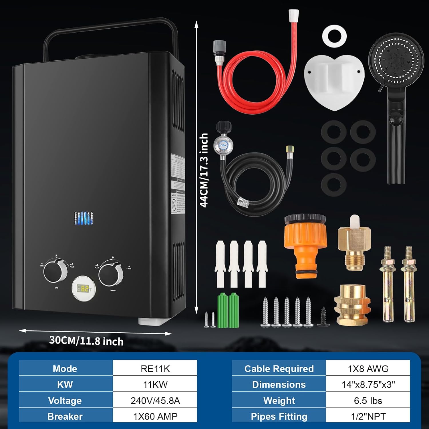 Tankless Water Heater Propane, - Outdoor Camping Water Heater ulasan dan harga