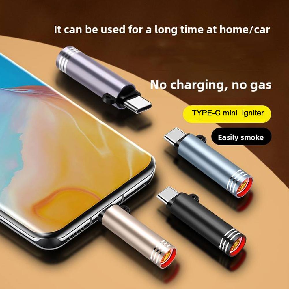 Type C Mini Lighter Blow to Ig - Outdoor Windproof Lighter ulasan dan harga