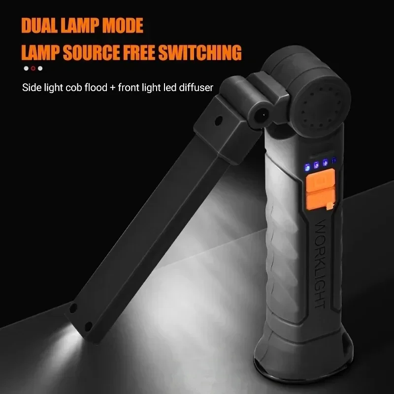 Portable COB LED Flashlight US - Outdoor Camping Lights ulasan dan harga