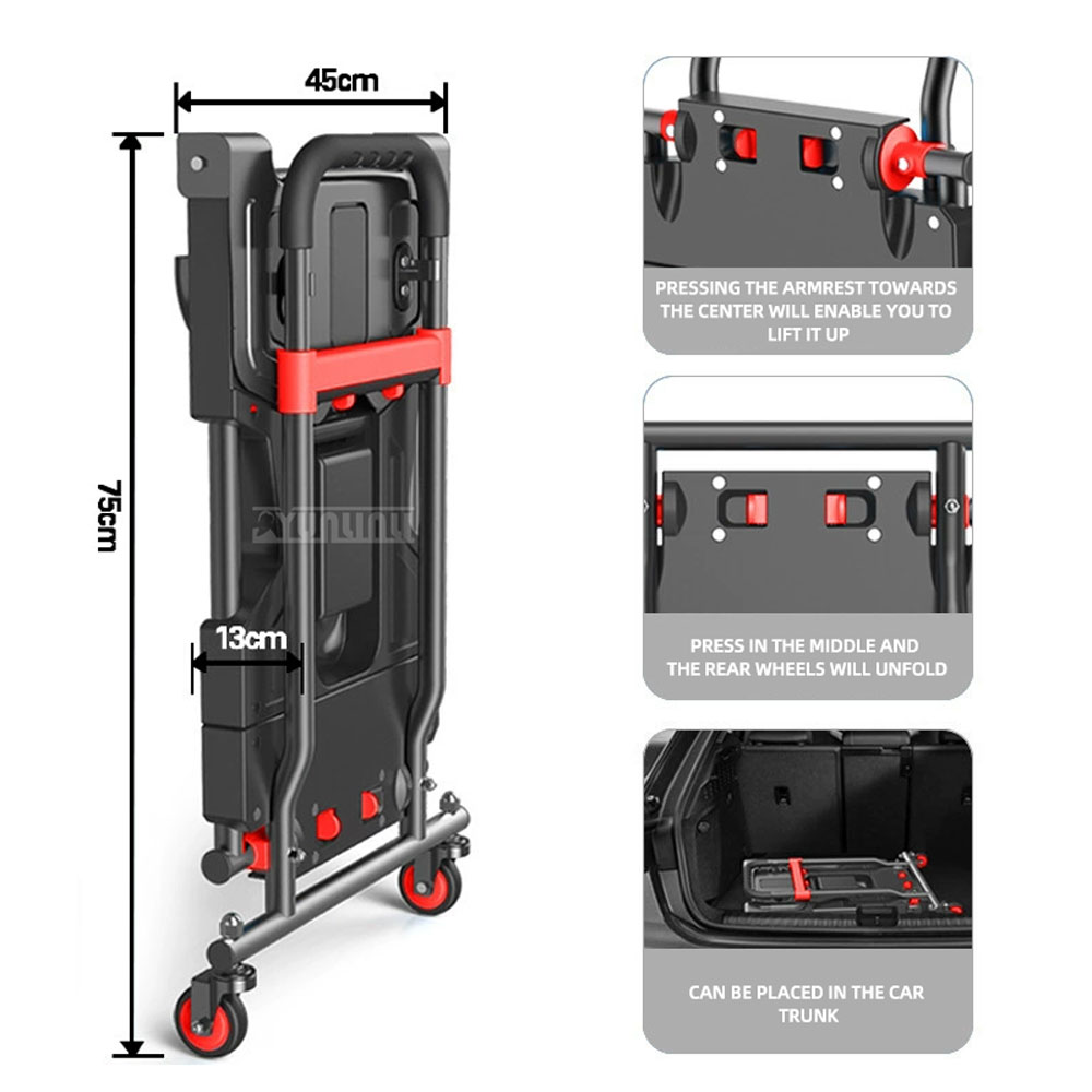 Lightweight Camping Trolley, M - Outdoor Camping Trolley ulasan dan harga