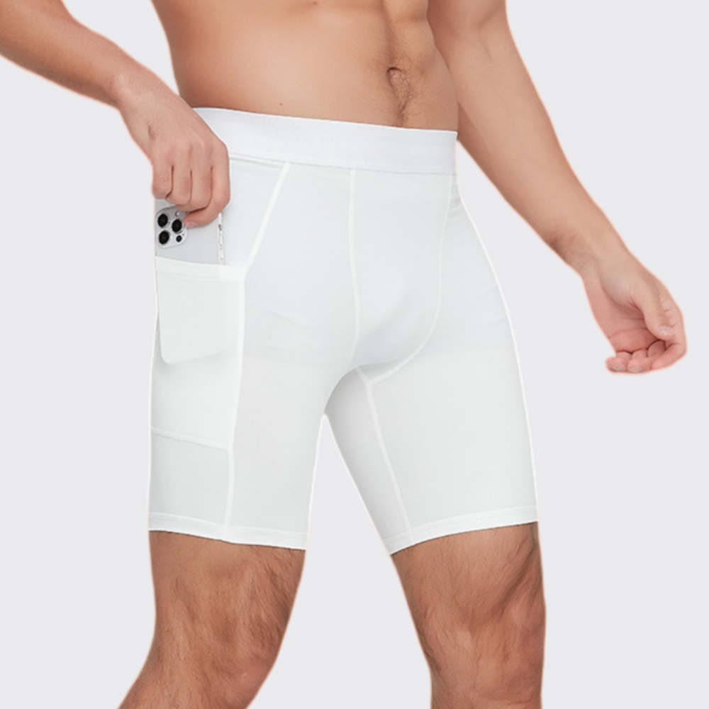 Men Bodybuilding Shorts Fitnes - Outdoor Camping Logo ulasan dan harga