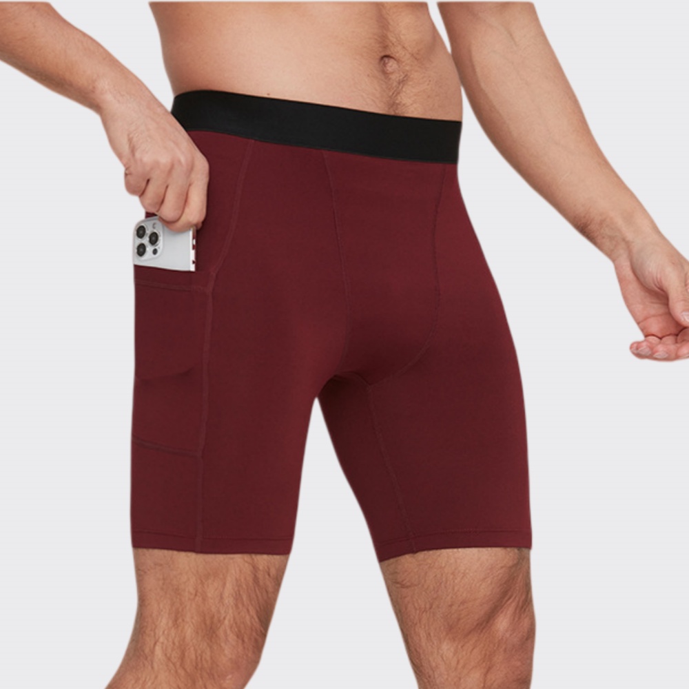 Men Bodybuilding Shorts Fitnes - Outdoor Camping Logo ulasan dan harga