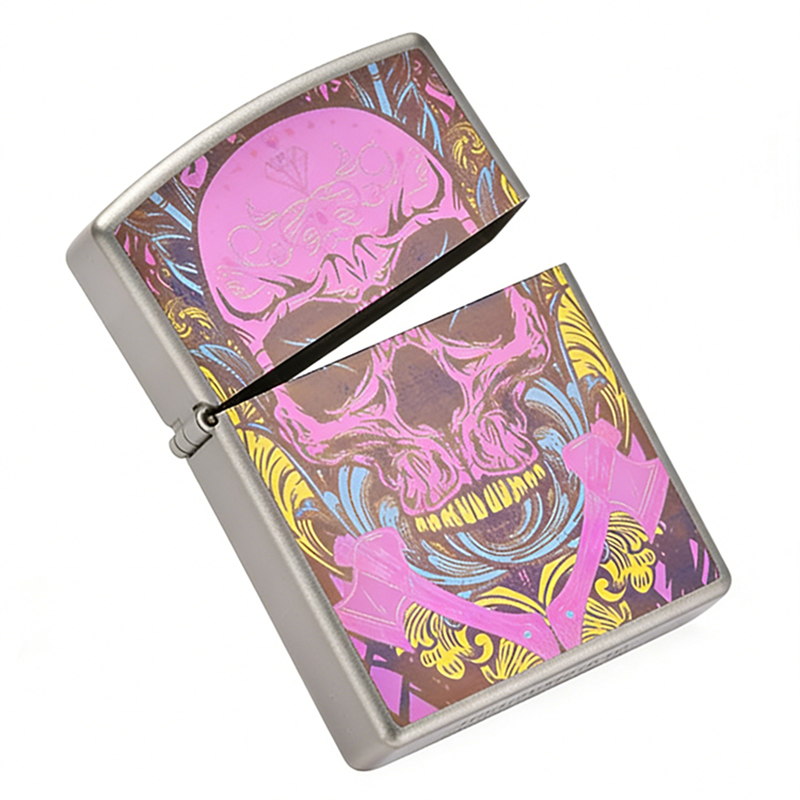 Pink Skull Titanium Alloy Ligh - Outdoor Windproof Lighter ulasan dan harga