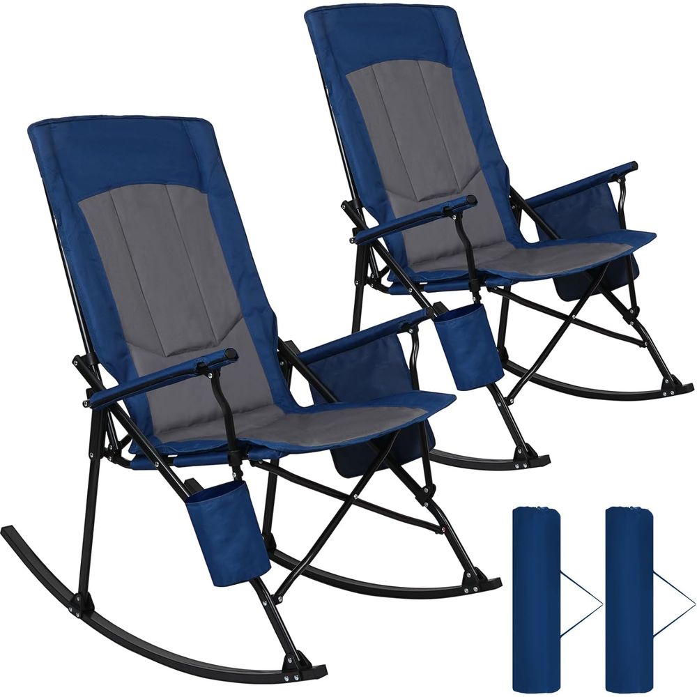 2 Pack High ack Portale Rockin - Outdoor Camping Rocker ulasan dan harga