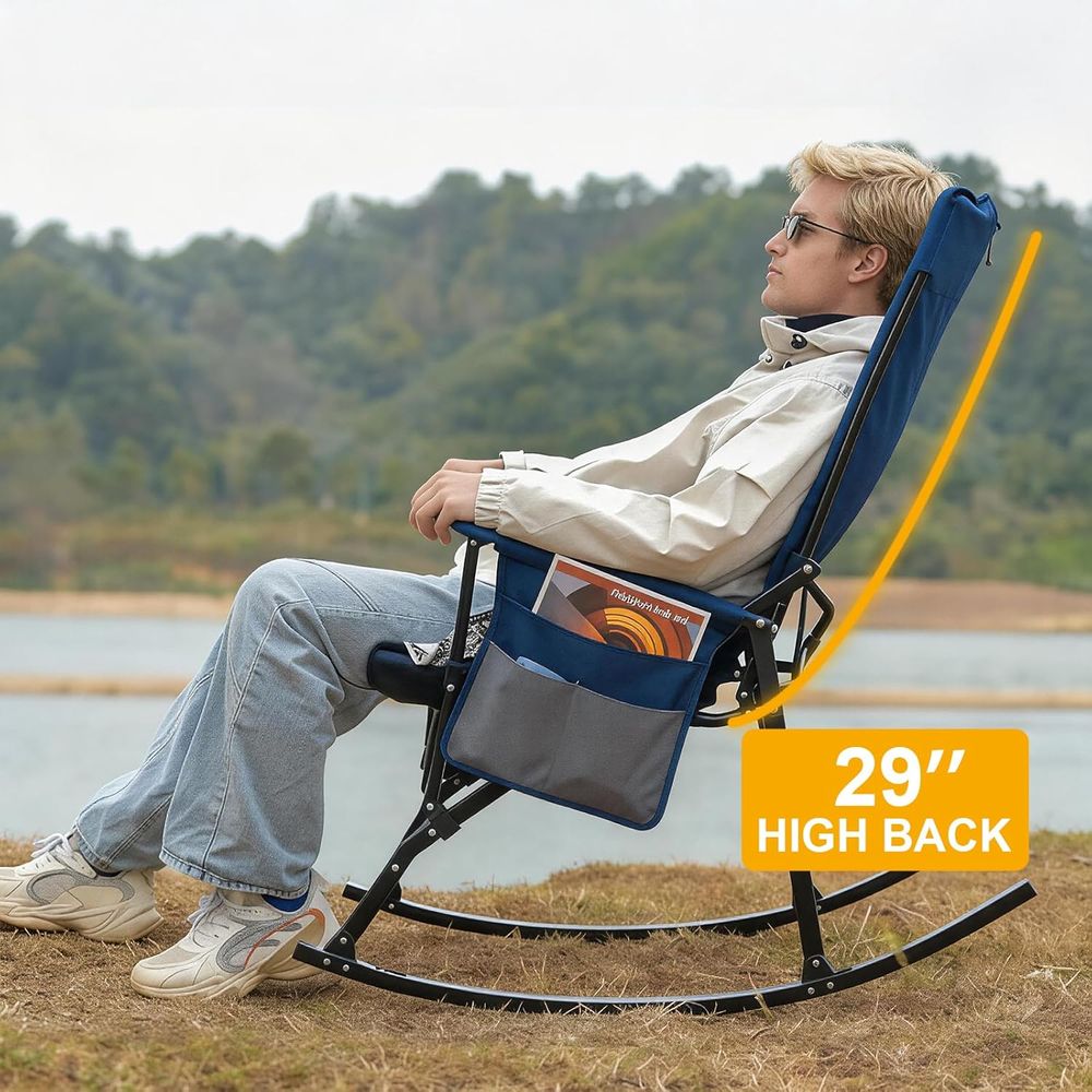2 Pack High ack Portale Rockin - Outdoor Camping Rocker ulasan dan harga