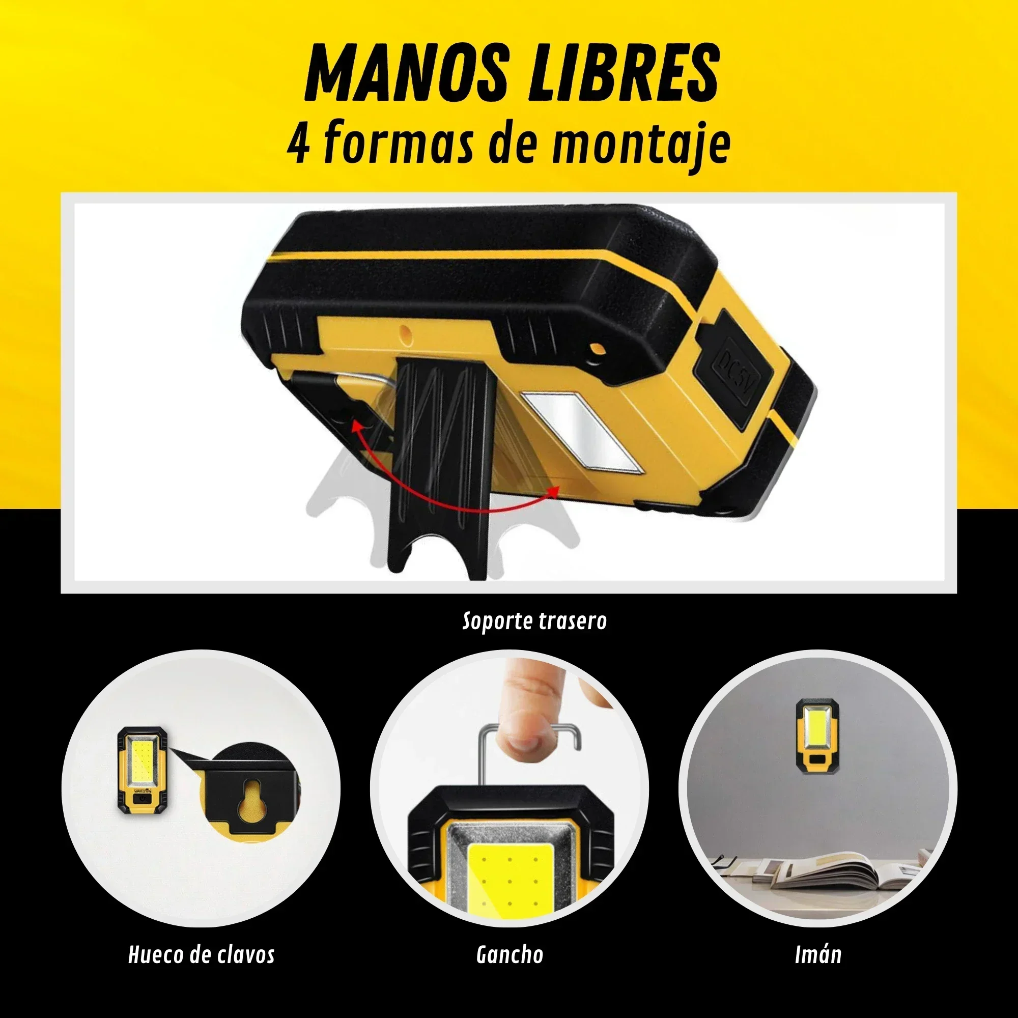 Rechargeable 4000MaH Work Ligh - Outdoor Camping Lights ulasan dan harga