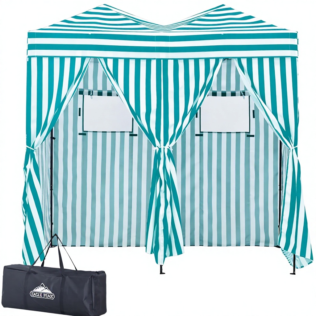 Outdoor Portable 2-Room Pop Ch - Outdoor Camping Tent ulasan dan harga