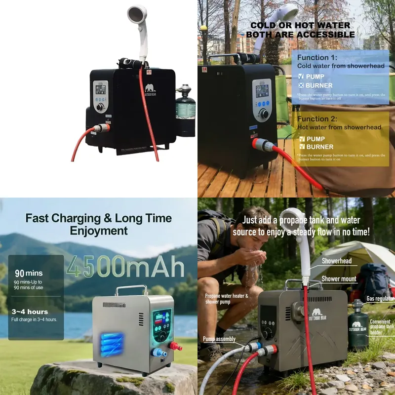 Outdoor Camping Heating Portab - Outdoor Camping Water Heater ulasan dan harga