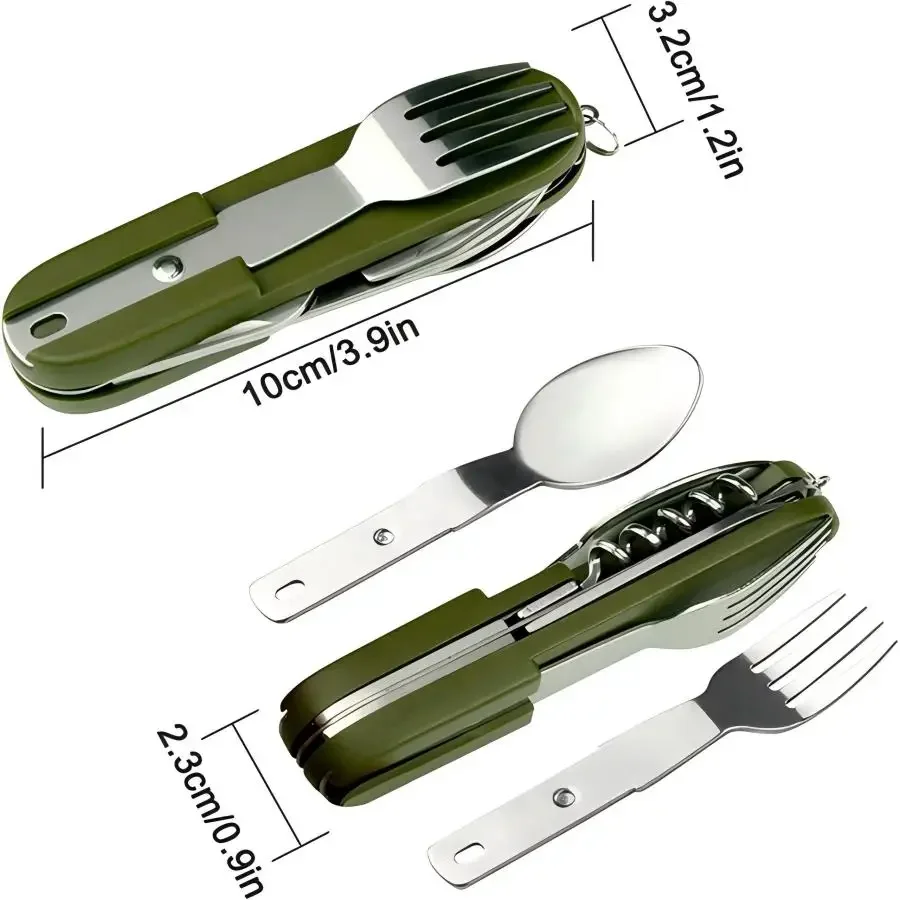 Camping Gear 5-in-1 Stainless  - Outdoor Camping Uk ulasan dan harga