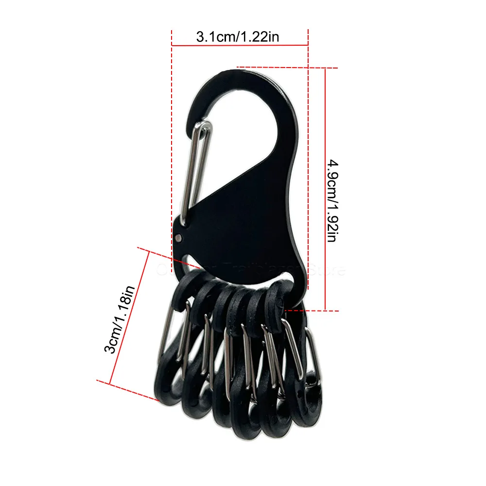 Outdoor Aluminum Alloy Carabin - Glow Sticks Survival ulasan dan harga