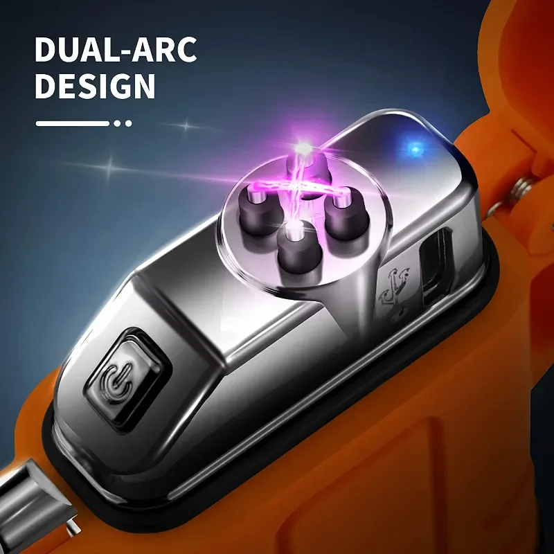 2023 NEW Waterproof Double Arc - Outdoor Windproof Lighter ulasan dan harga