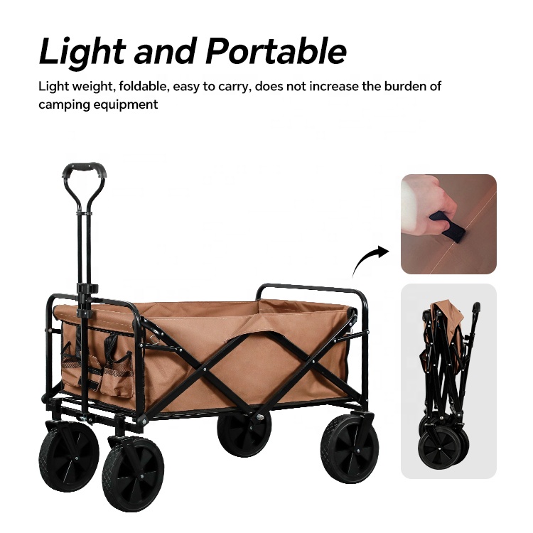 HOMFUL Fishing Bollerwagen Col - Outdoor Camping Trolley ulasan dan harga