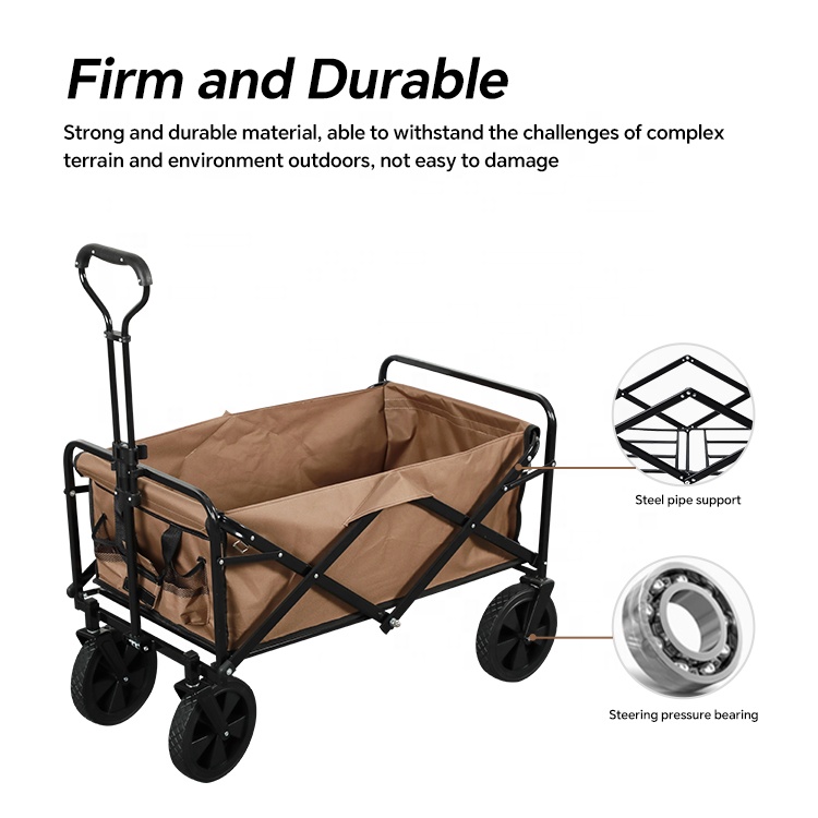 HOMFUL Fishing Bollerwagen Col - Outdoor Camping Trolley ulasan dan harga
