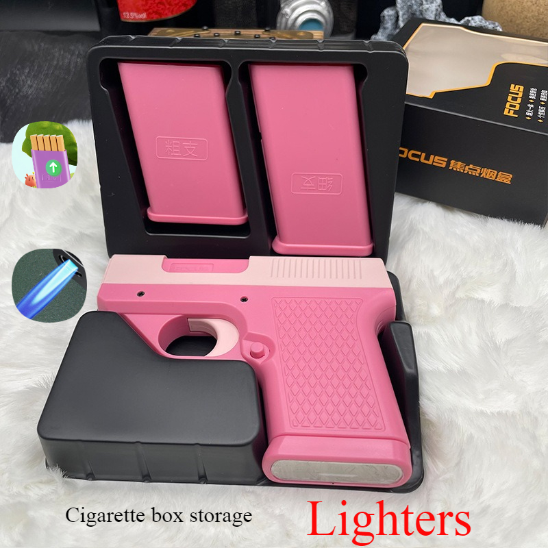 Outdoor Camping Gun Shaped Cig - Outdoor Windproof Lighter ulasan dan harga