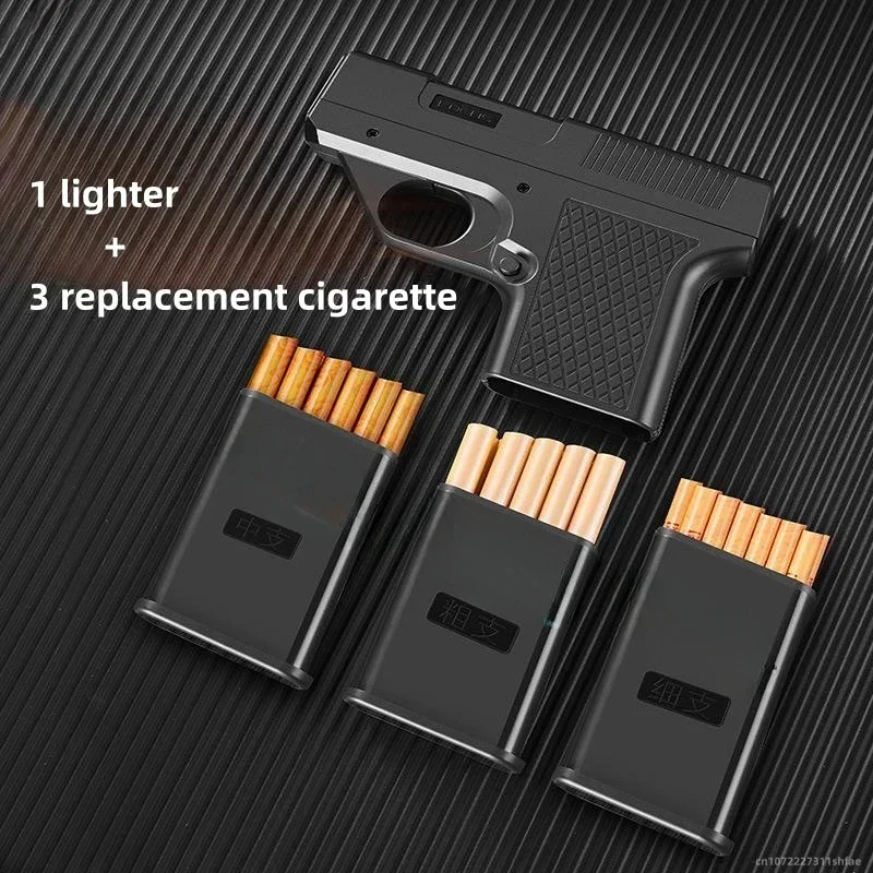Outdoor Camping Gun Shaped Cig - Outdoor Windproof Lighter ulasan dan harga