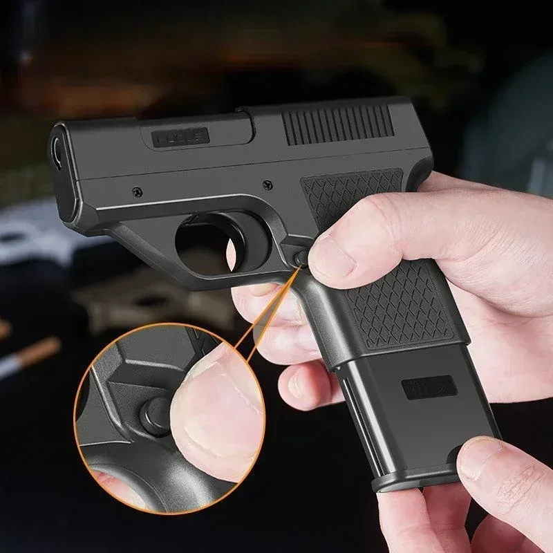 Outdoor Camping Gun Shaped Cig - Outdoor Windproof Lighter ulasan dan harga