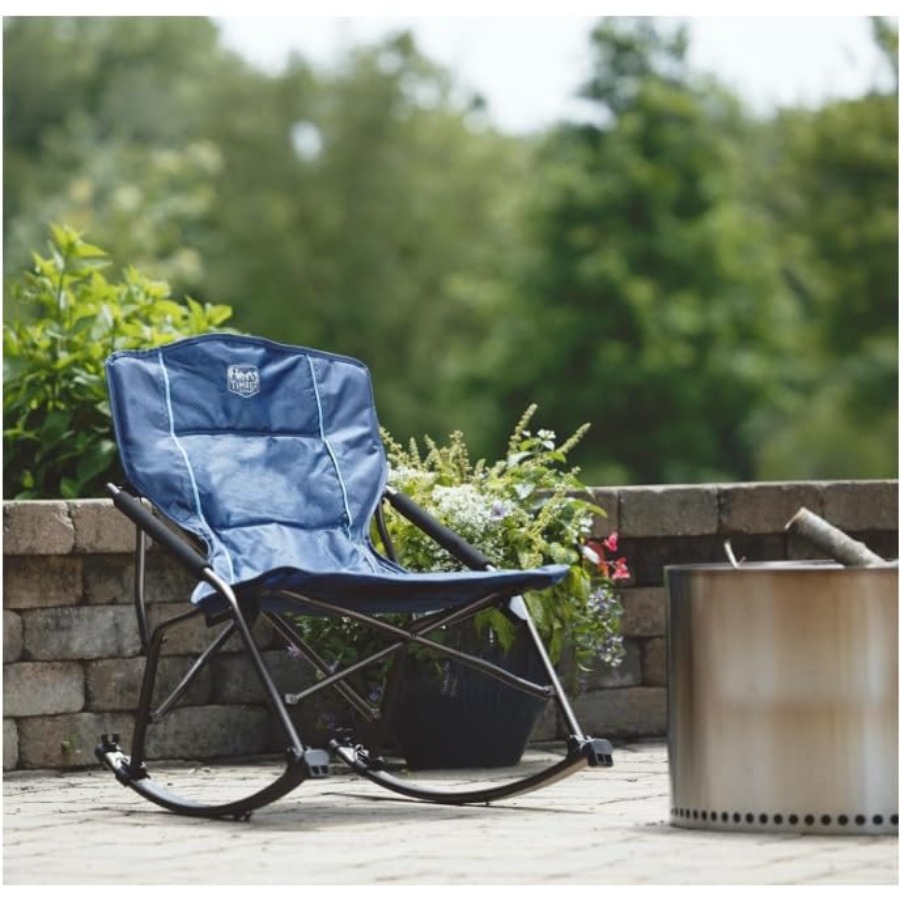 Folding Rocking Camping Chair  - Outdoor Camping Rocker ulasan dan harga