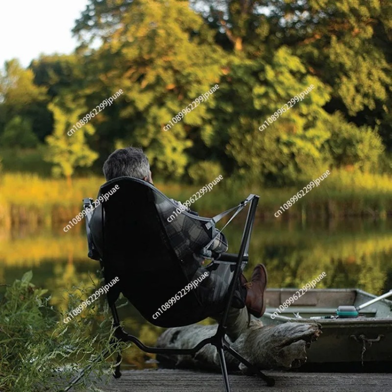 Portable Outdoor Fishing Chair - Outdoor Camping Rocker ulasan dan harga