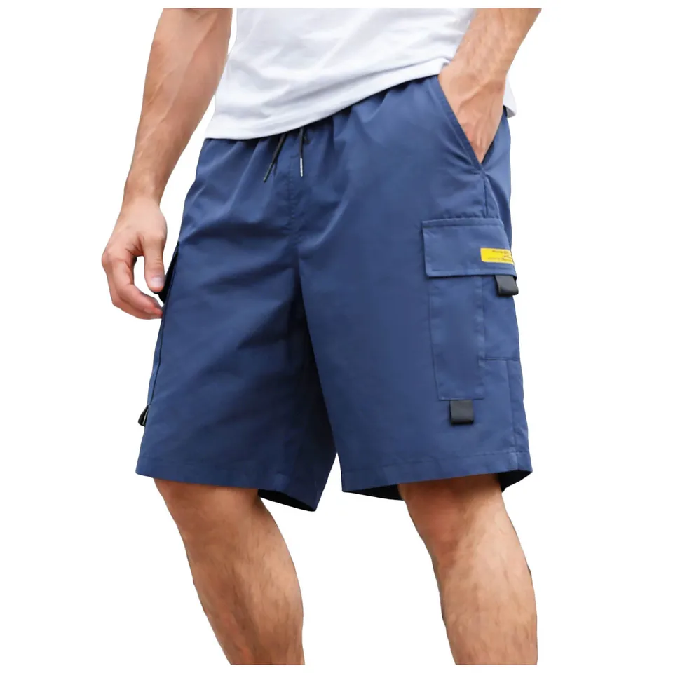 Men's Summer Cargo Shorts Tren - Camping Outdoor Clothing ulasan dan harga