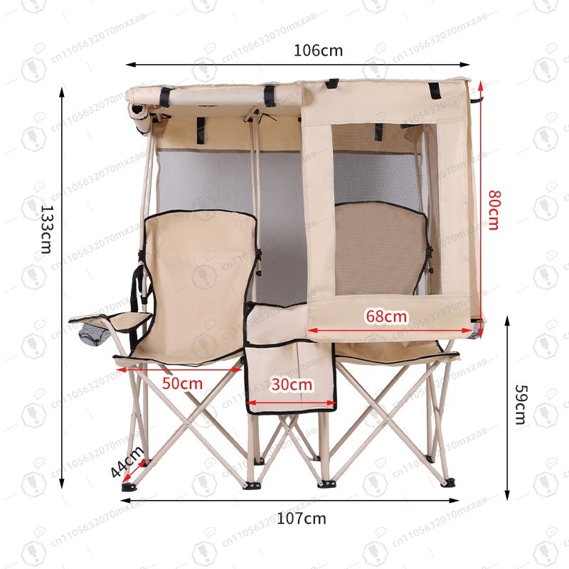 Outdoor camping leisure double - Outdoor Camping Chairs Folding ulasan dan harga