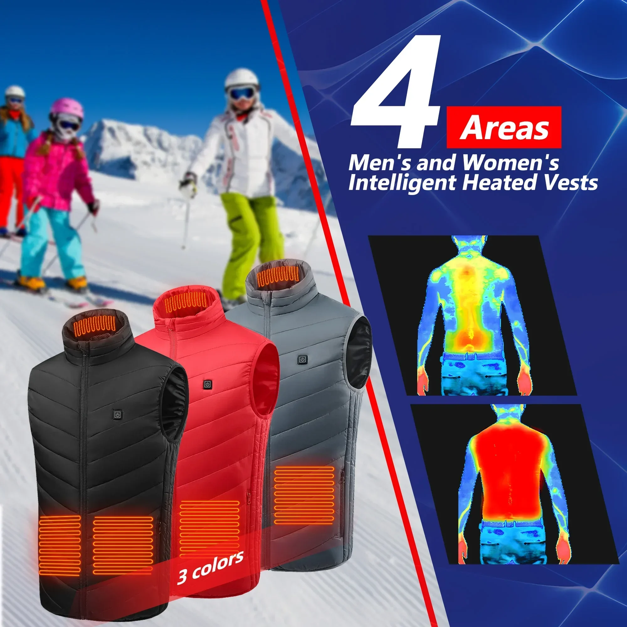 21 Heated Vest Electric Heated - Camping Outdoor Clothing ulasan dan harga