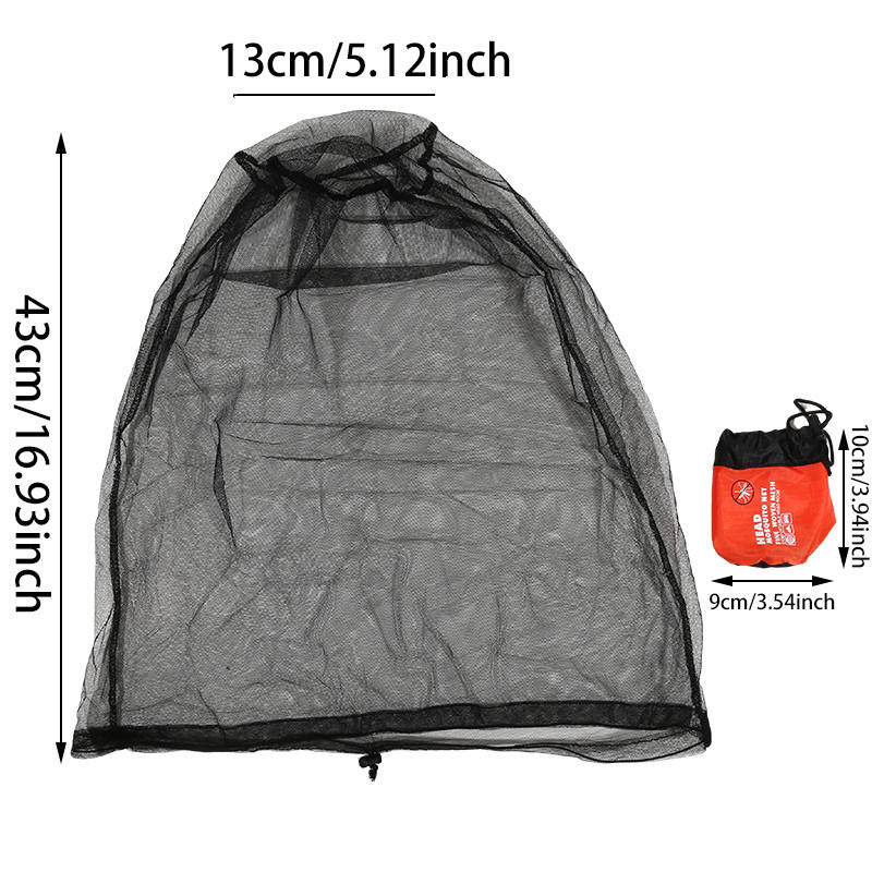 Outdoor Mosquito Head Mesh Net - Outdoor Yurt Camping ulasan dan harga