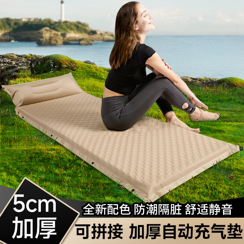 Portable Self Inflatable Tent  - Outdoor Camping Mattress ulasan dan harga
