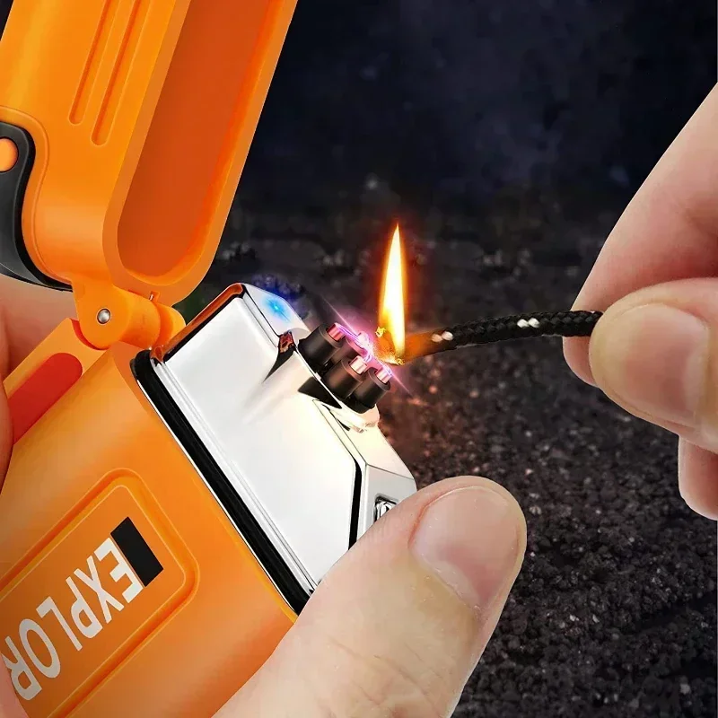 Waterproof Double Arc Lighter  - Outdoor Windproof Lighter ulasan dan harga