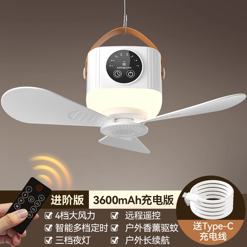 New Rechargeable Small Hanging - Outdoor Camping Fans ulasan dan harga
